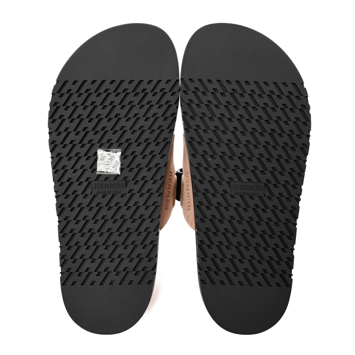 Suede Goatskin Womens Chypre Sandals 37.5 Rose Perle Black