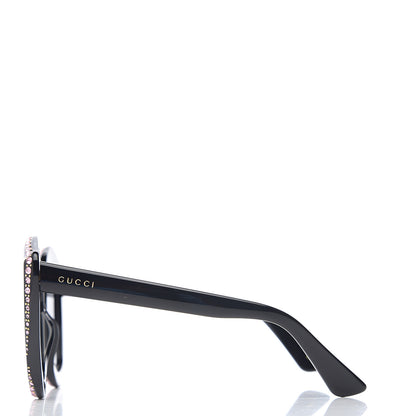 Gucci Crystal Cat Eye GG0118S Sunglasses Black 3 of 8