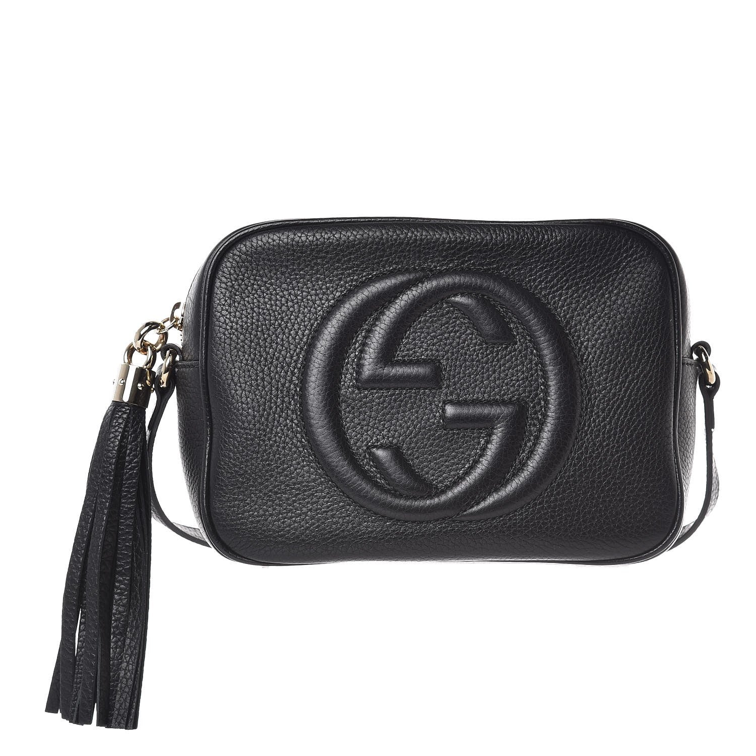 Gucci Pebbled Calfskin Small Soho Disco Bag Black 1 of 7
