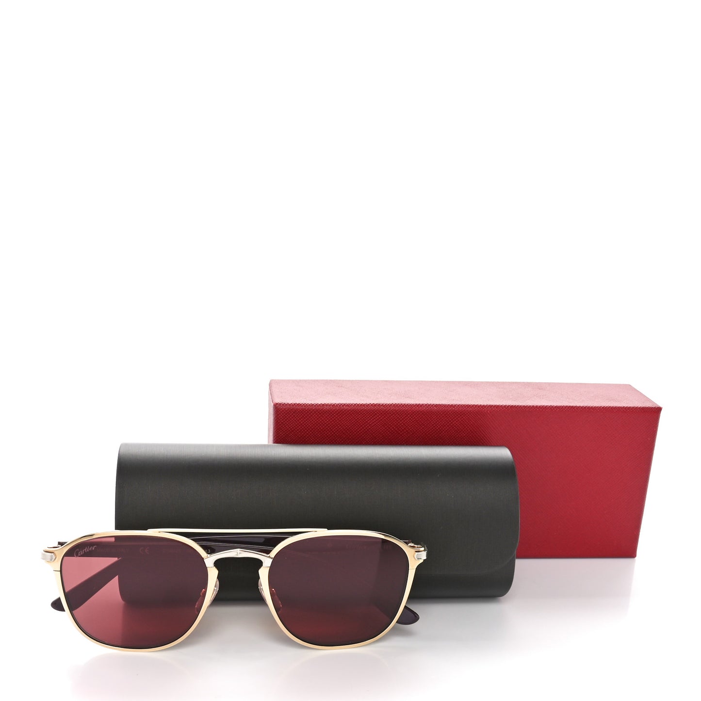 Signature C De Cartier CT0012S Sunglasses Gold