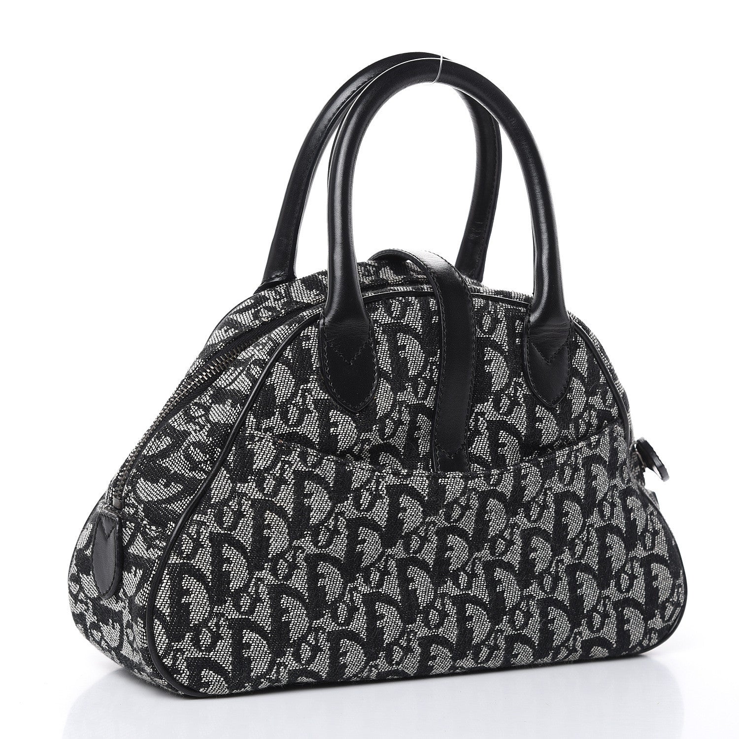 Christian Dior Monogram Mini Saddle Bowler Black 3 of 11