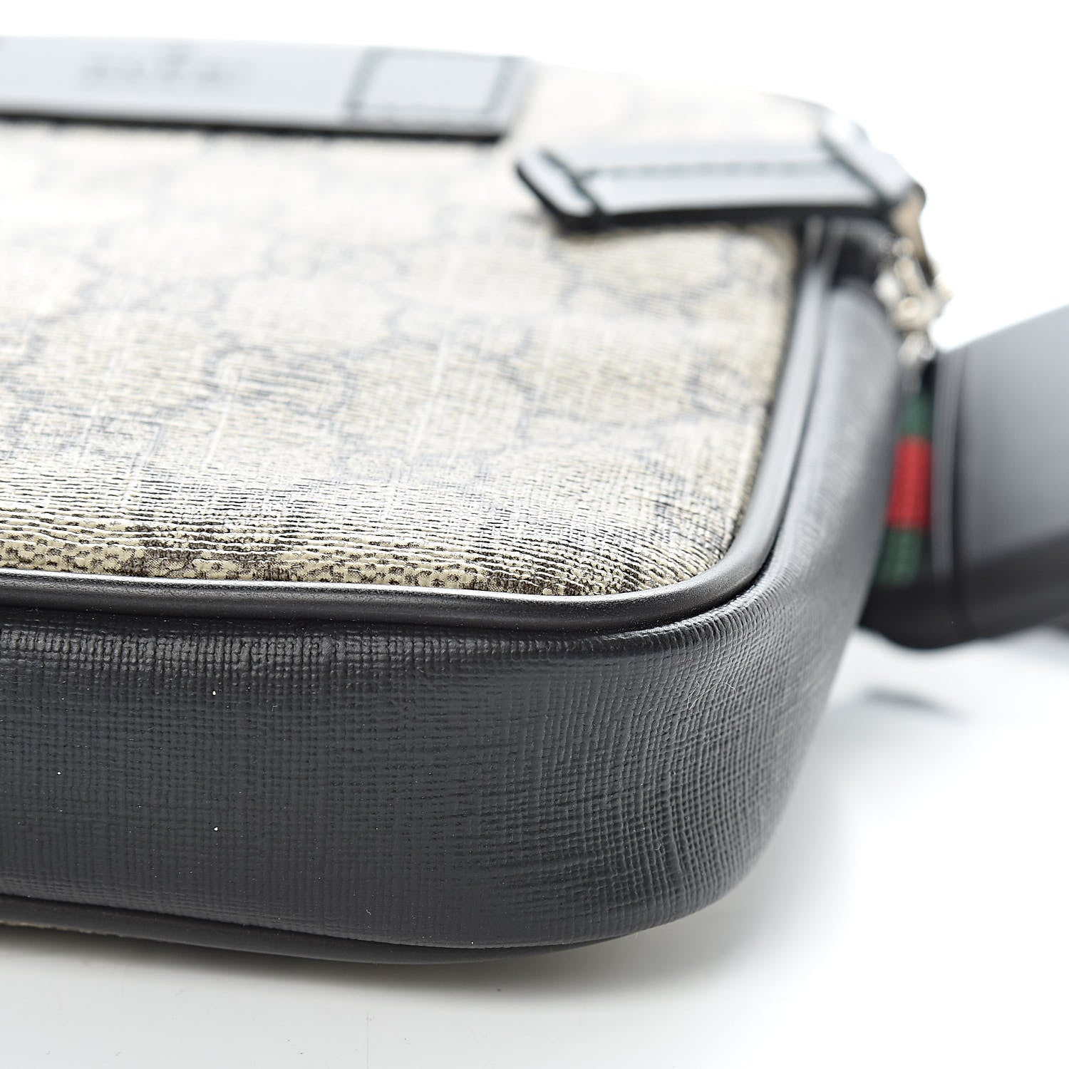 Gucci GG Supreme Monogram Web Belt Bag Black 11 of 11