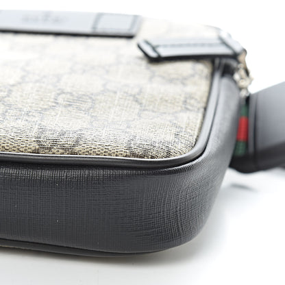 Gucci GG Supreme Monogram Web Belt Bag Black 11 of 11