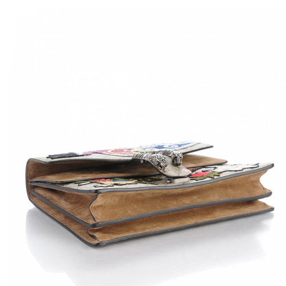 Gucci GG Supreme Monogram Embroidered Medium Dionysus Shoulder Bag Taupe 4 of 7