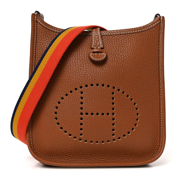 Hermes Taurillon Clemence Amazone Evelyne TPM Gold 1847221