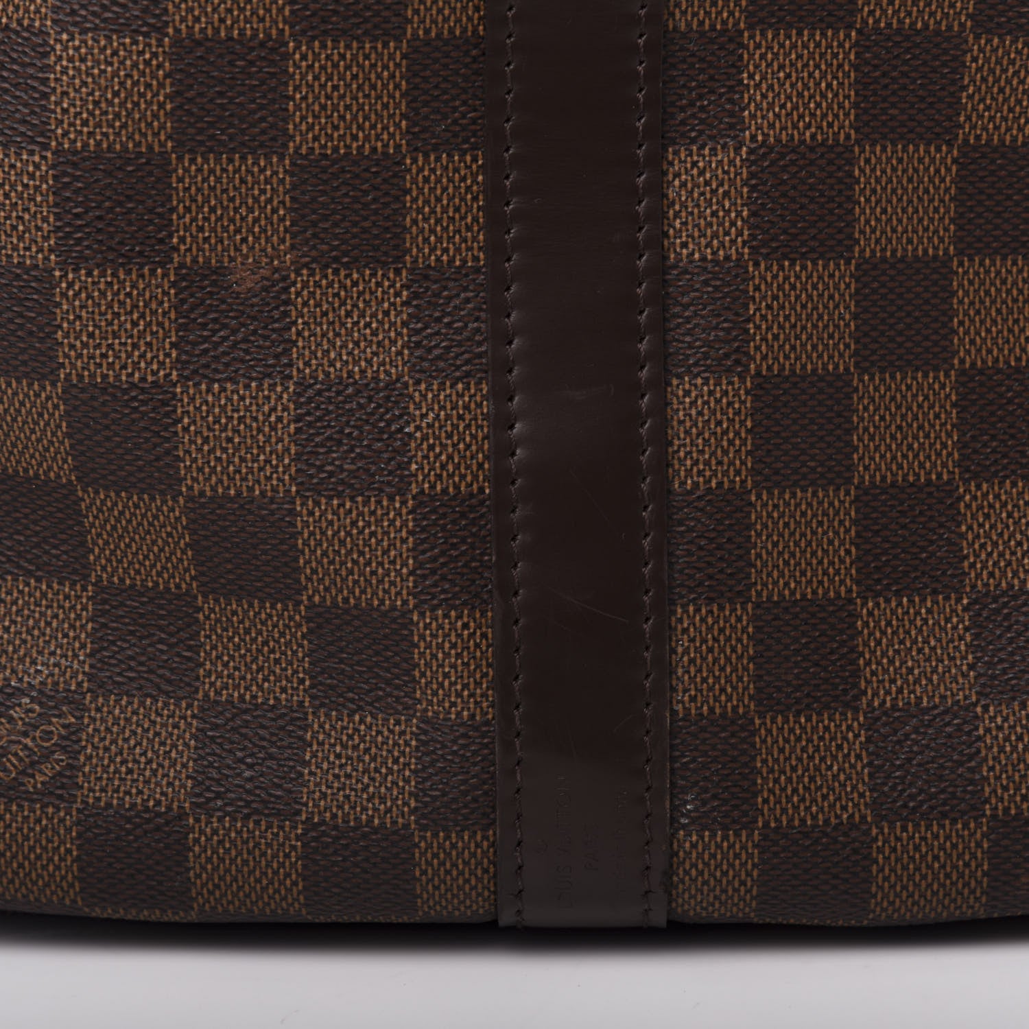 Louis Vuitton Damier Ebene Keepall Bandouliere 55 12 of 12