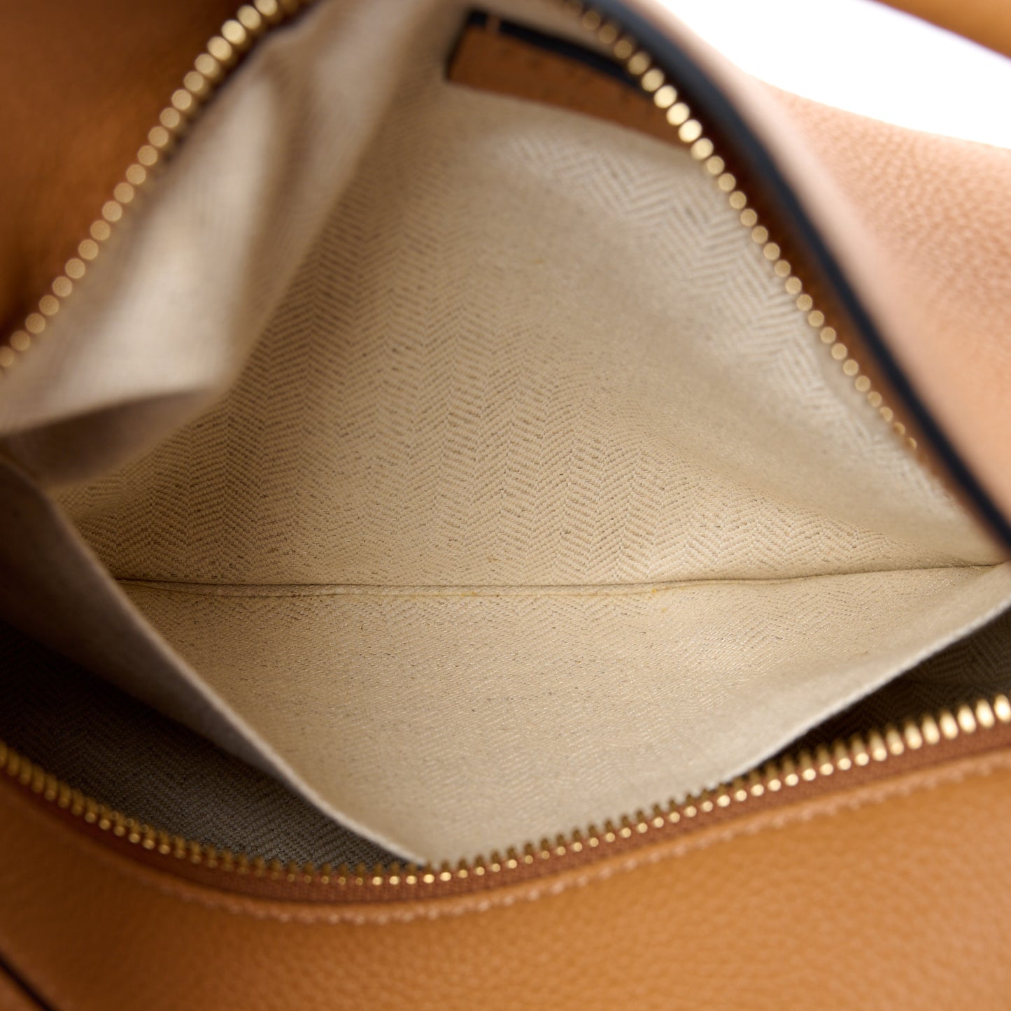 Calfskin Small Puzzle Bag Light Caramel