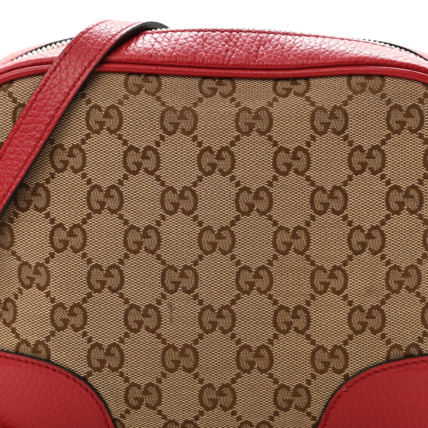 Monogram Mini Bree Messenger Bag Red