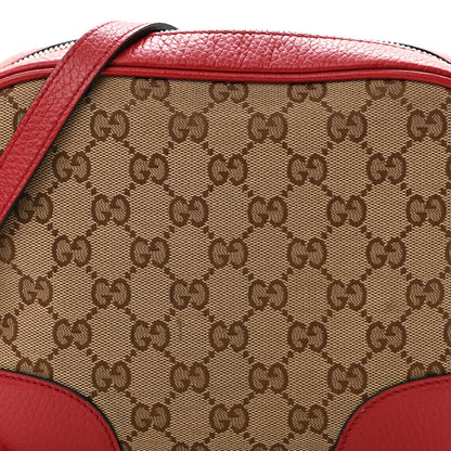 Gucci Monogram Mini Bree Messenger Bag Red 10 of 15