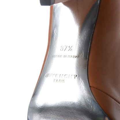 Givenchy Calfskin Botte Show 80 Ankle Bootie 37.5 Caramel 7 of 8