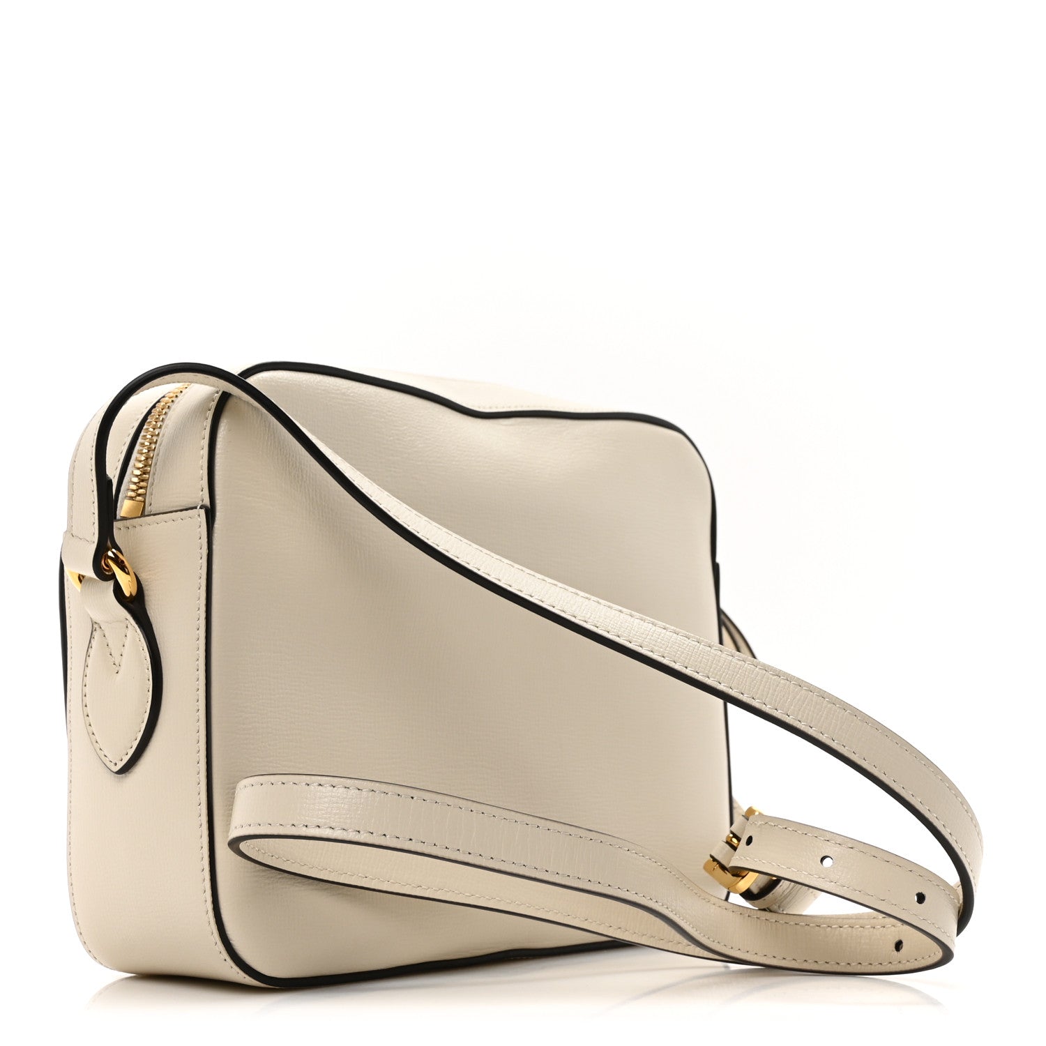 Gucci Azalea Calfskin Small Horsebit 1955 Shoulder Bag Mystic White 3 of 11