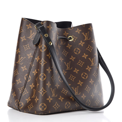 Louis Vuitton Monogram Neonoe MM Black 3 of 7