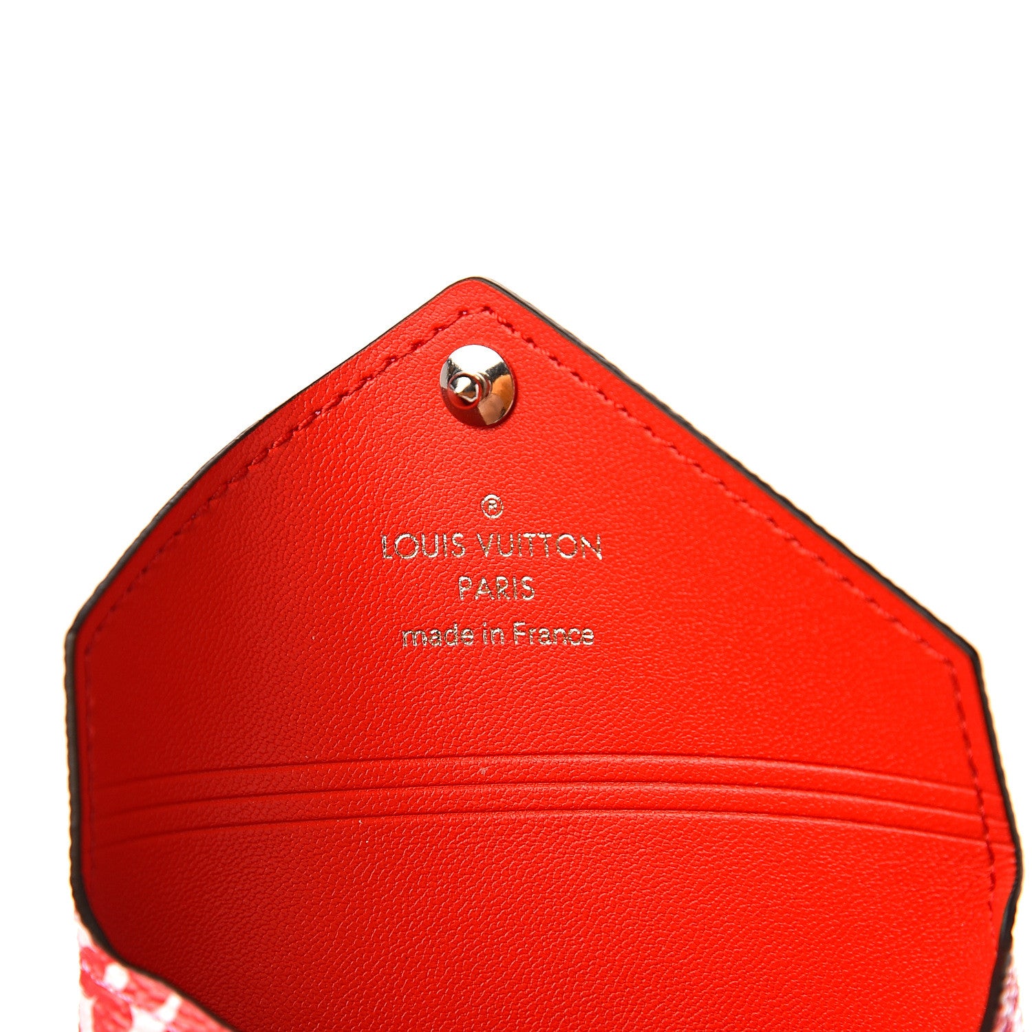 Louis Vuitton Monogram Escale Small Kirigami Pochette Insert Red 5 of 5