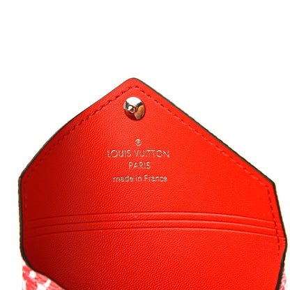 Louis Vuitton Monogram Escale Small Kirigami Pochette Insert Red 5 of 5