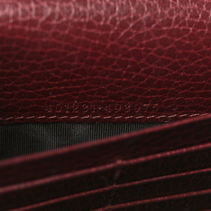 Gucci Dollar Calfskin Crystal Mini Dionysus Chain Wallet Vintage Bordeaux 7 of 10