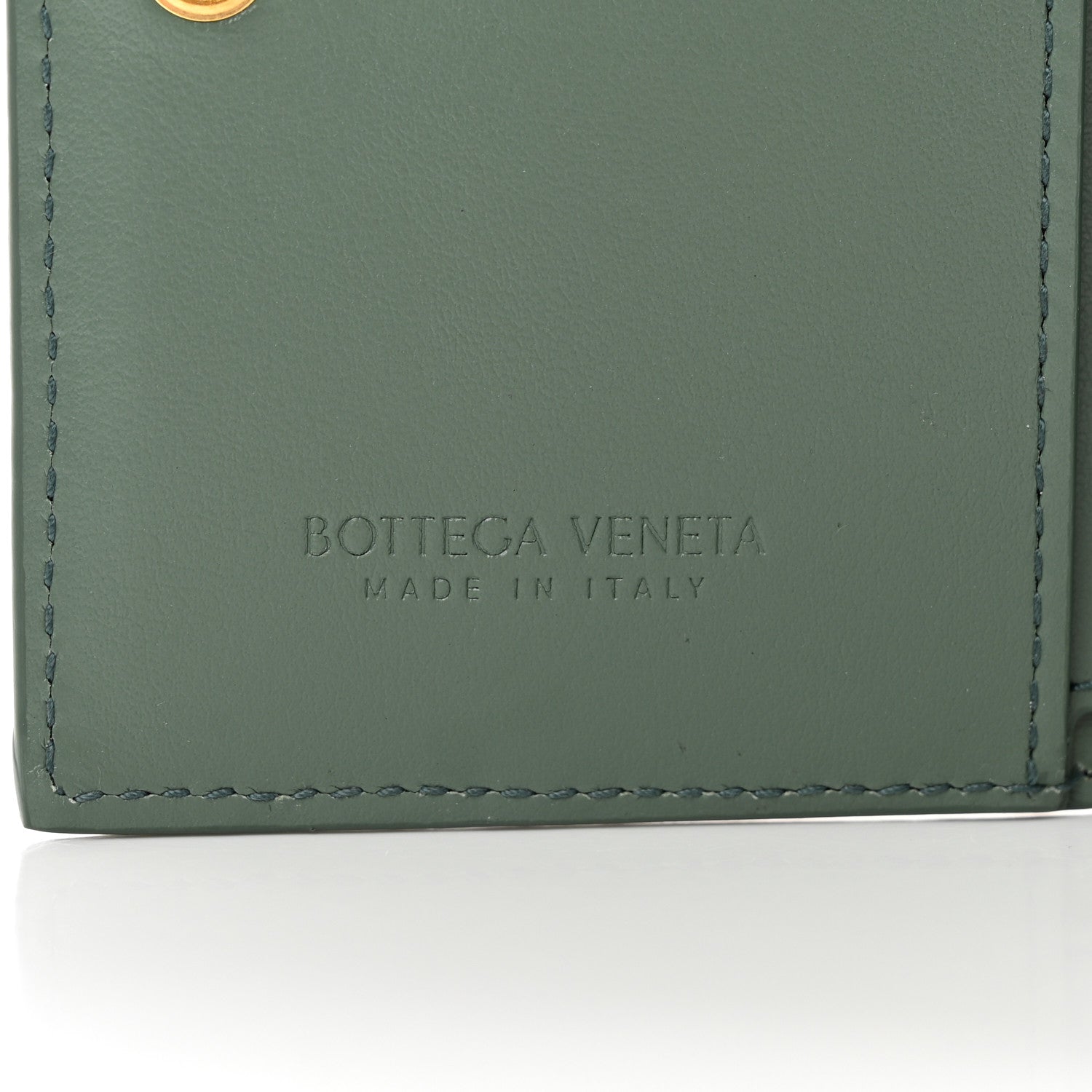 Bottega Veneta Nappa Intrecciato Bifold Zip Wallet Aloe 6 of 8