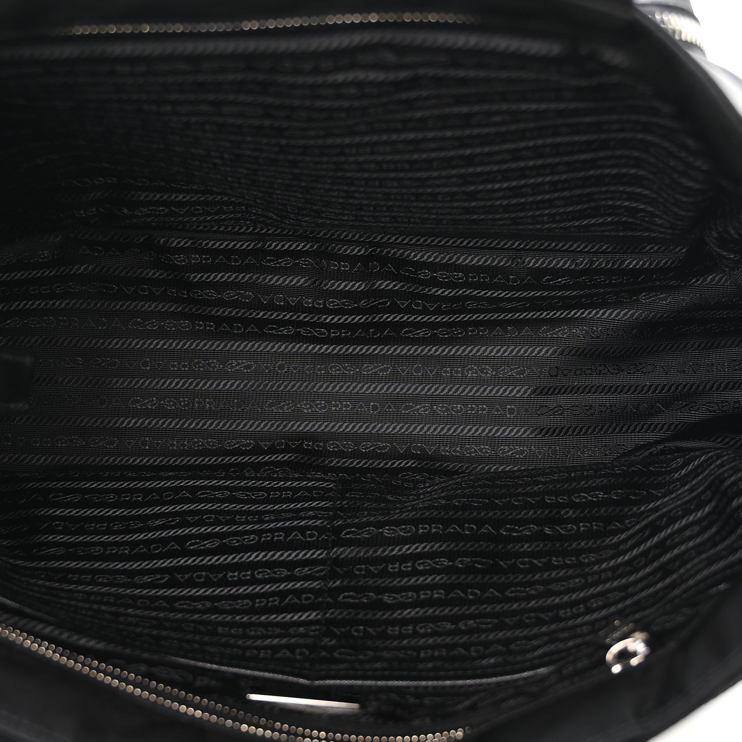 Tessuto Nylon Vela Diaper Bag Black
