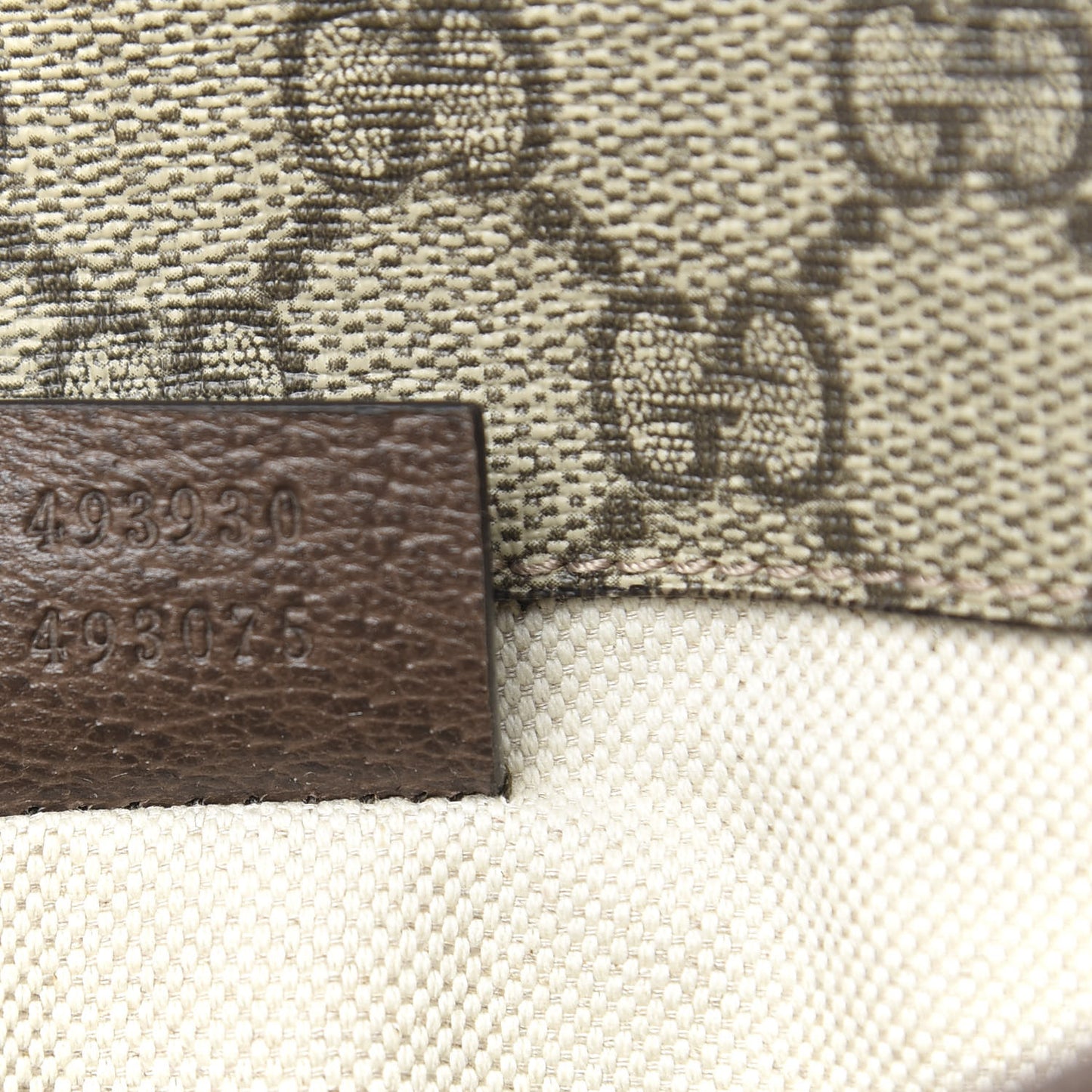 GG Supreme Monogram Neo Vintage Web Belt Bag Brown