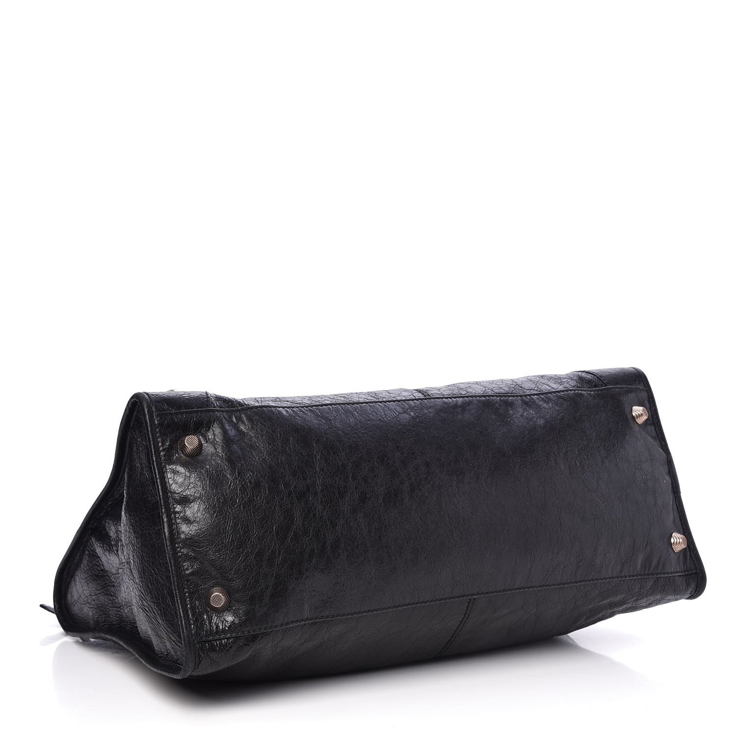 Agneau Giant 12 Rose Gold Hardware Work Black