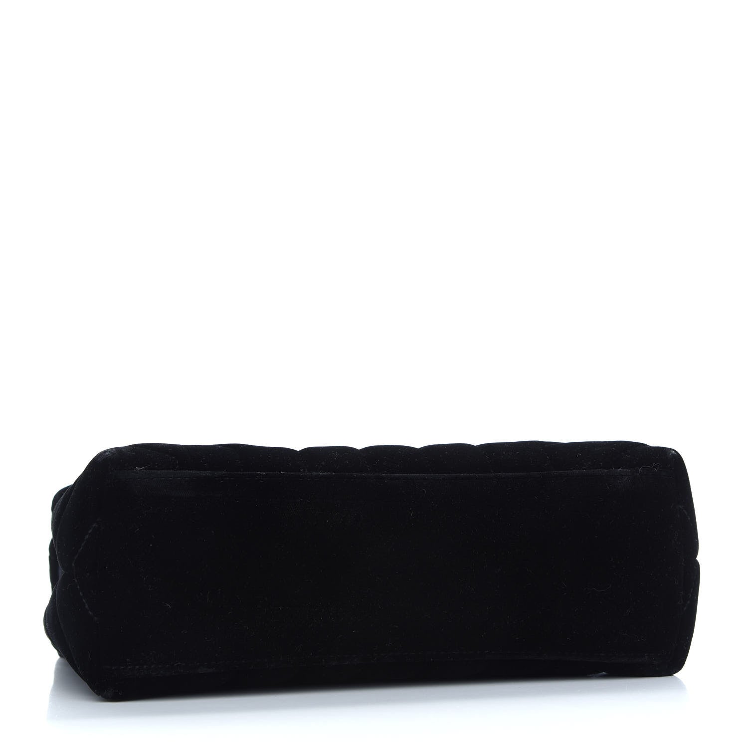 Saint Laurent Velvet Y Quilted Monogram Small Loulou Chain Satchel Black 3 of 12