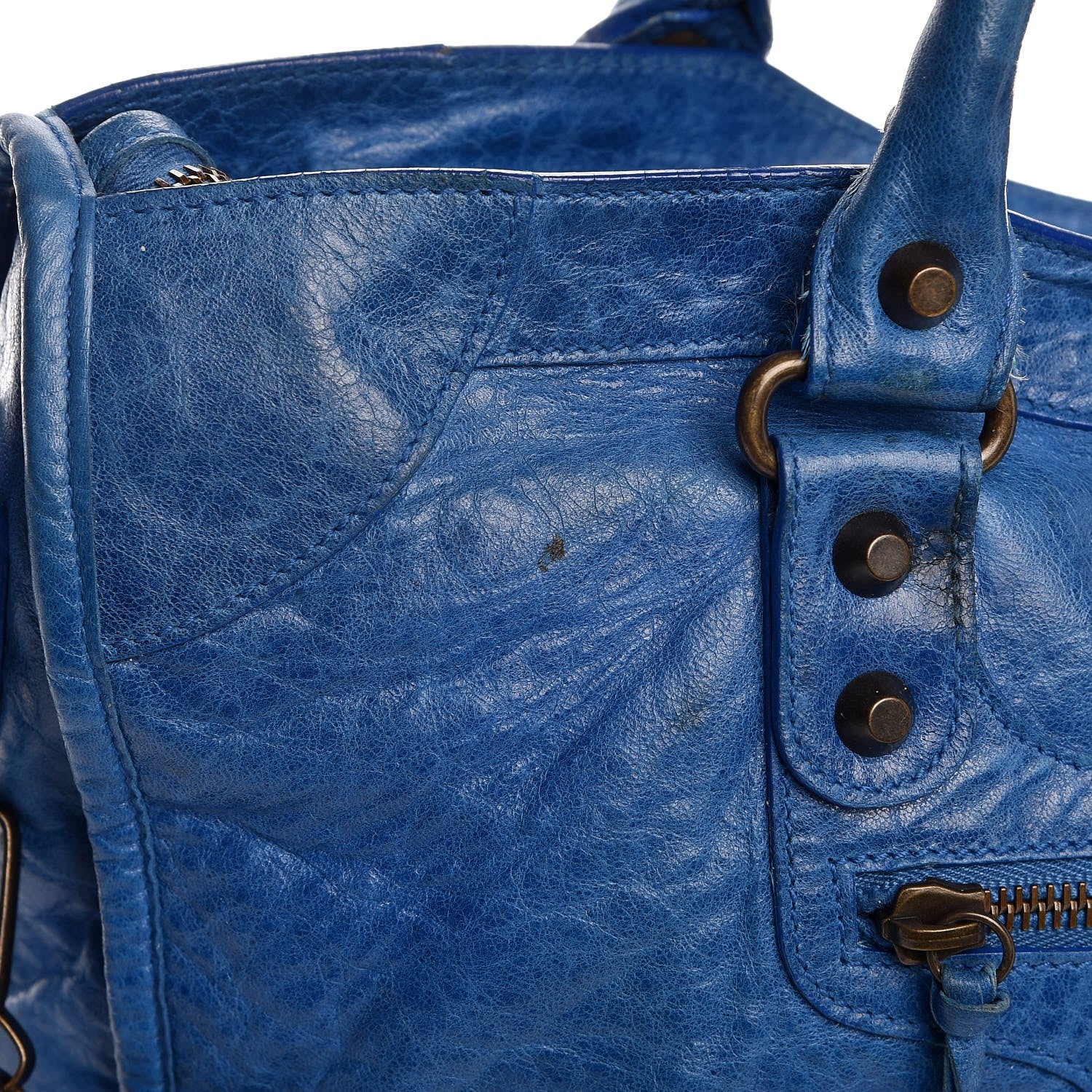 Balenciaga Agneau Classic Hardware City Blue 10 of 16