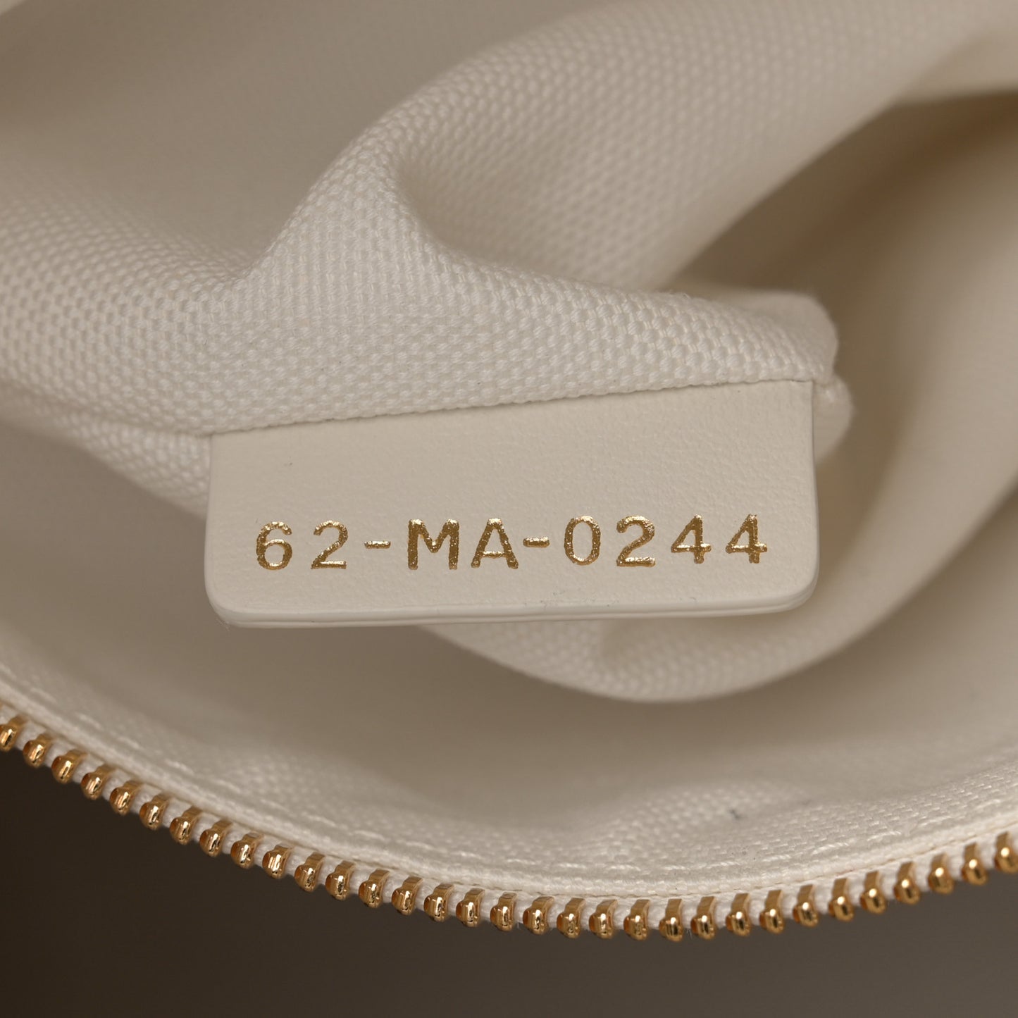 Calfskin Macro Cannage Medium Book Tote White