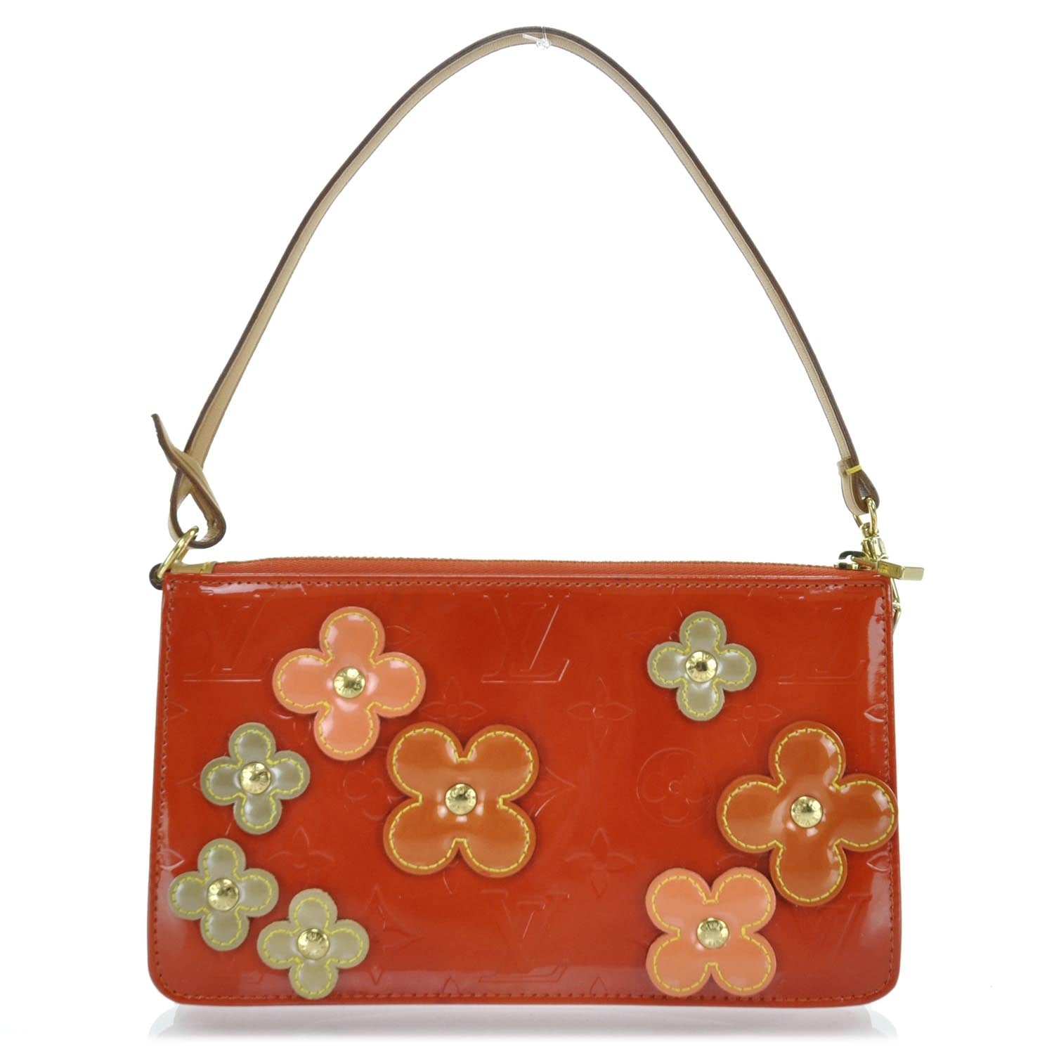Louis Vuitton Vernis Lexington Fleurs Orange 1 of 10