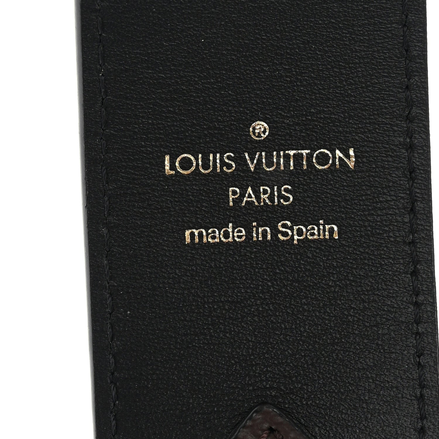 Louis Vuitton Monogram Bandouliere Shoulder Strap Black 3 of 5