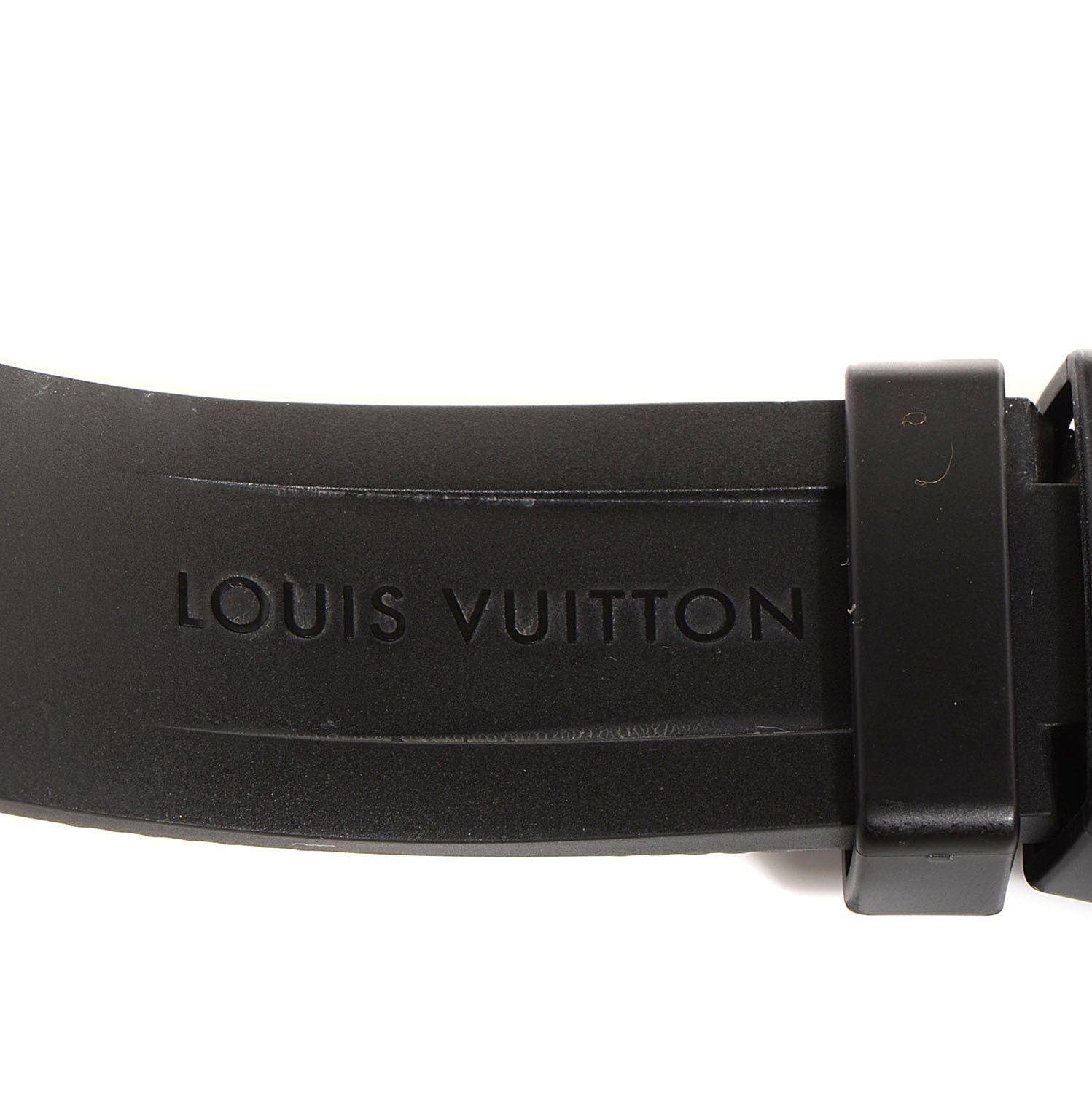Louis Vuitton PVD Stainless Steel Rubber 41mm Tambour GMT Automatic Watch Black 6 of 8