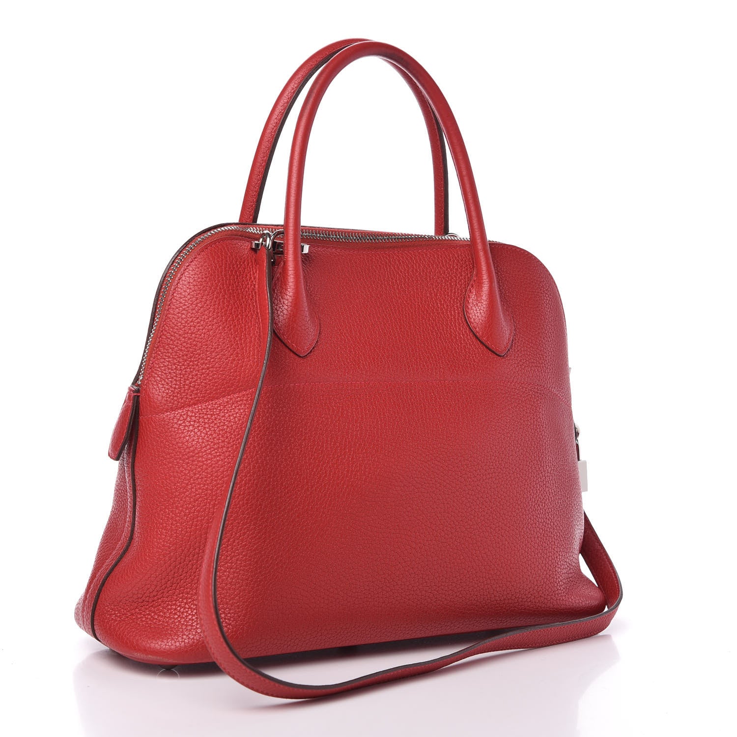 Hermes Taurillon Clemence Bolide 31 Rouge Casaque 3 of 10