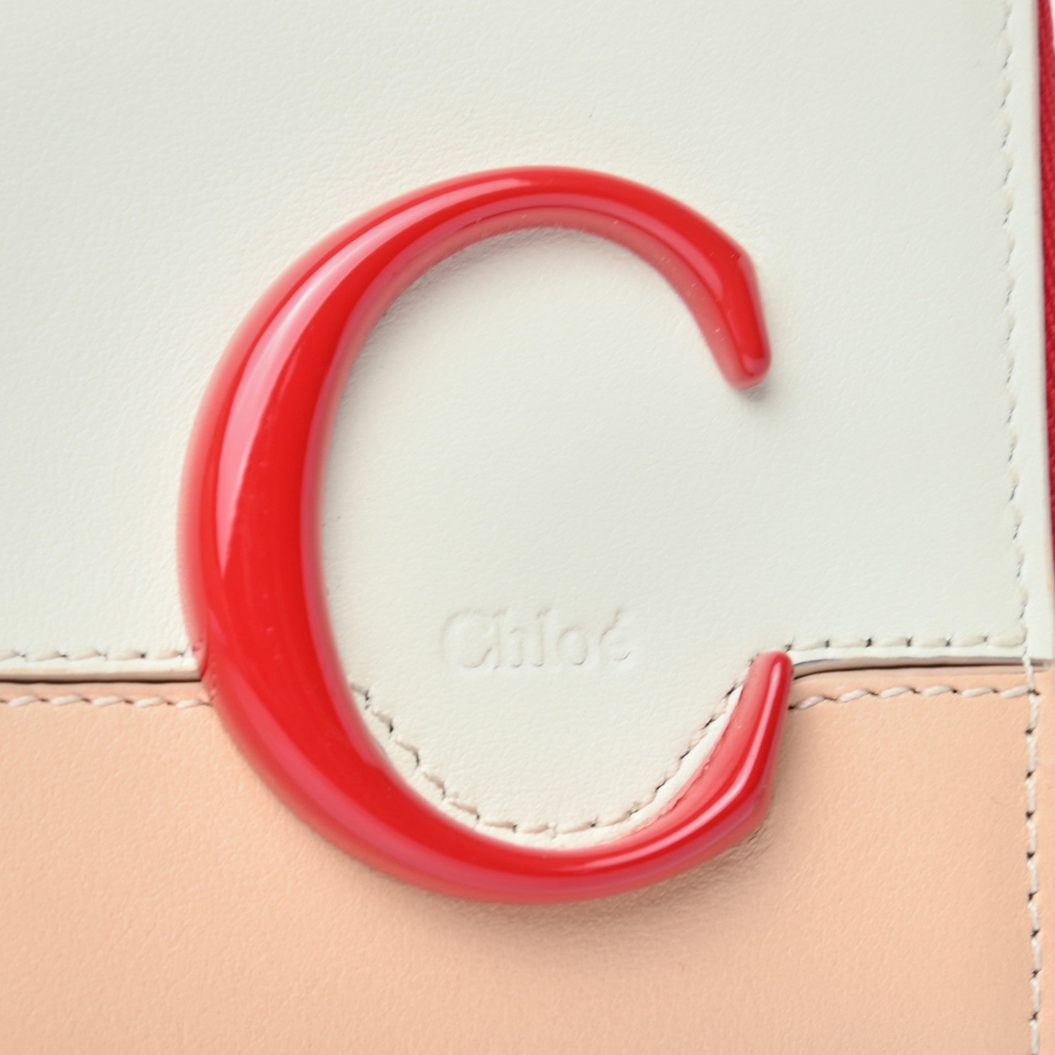 Chloe Calfskin C Small Purse Red Pink 8 of 8