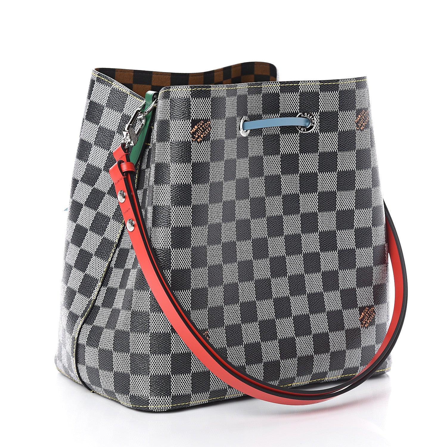 Louis Vuitton Damier Neonoe Black White 2 of 9