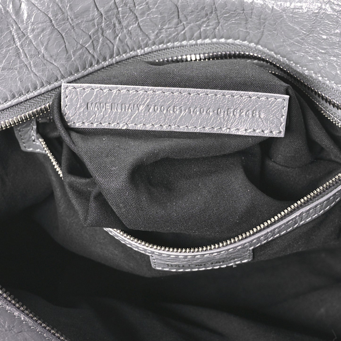 Agneau Arena Neo Cagole City Handbag Dark Grey