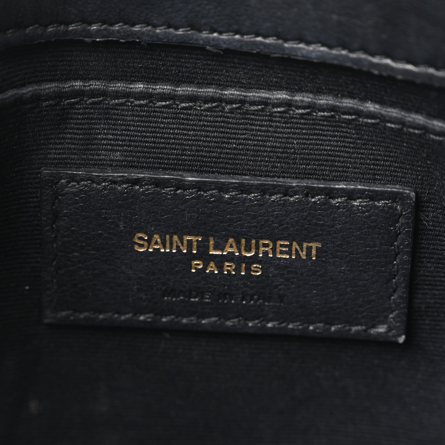 Saint Laurent Lambskin Monogram Jamie Belt Bag Black 5 of 9