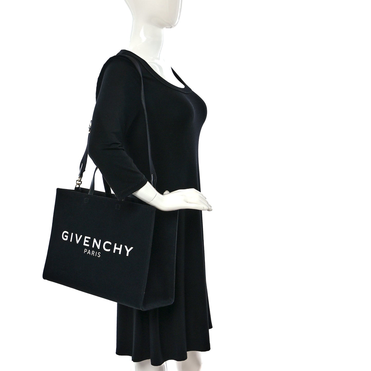 Canvas Medium G-Tote Black