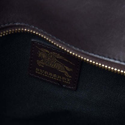 Burberry Haymarket Check Tote Chocolate 8 of 13