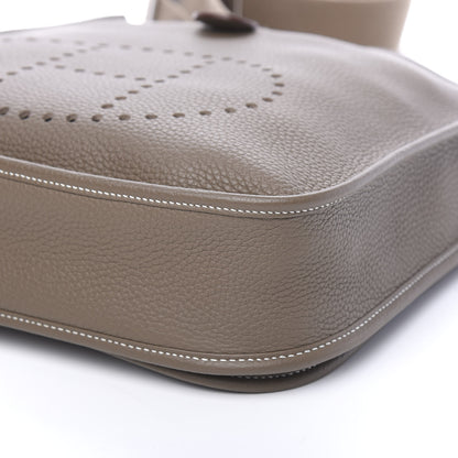 Hermes Taurillon Clemence Evelyne III PM Etoupe 8 of 9
