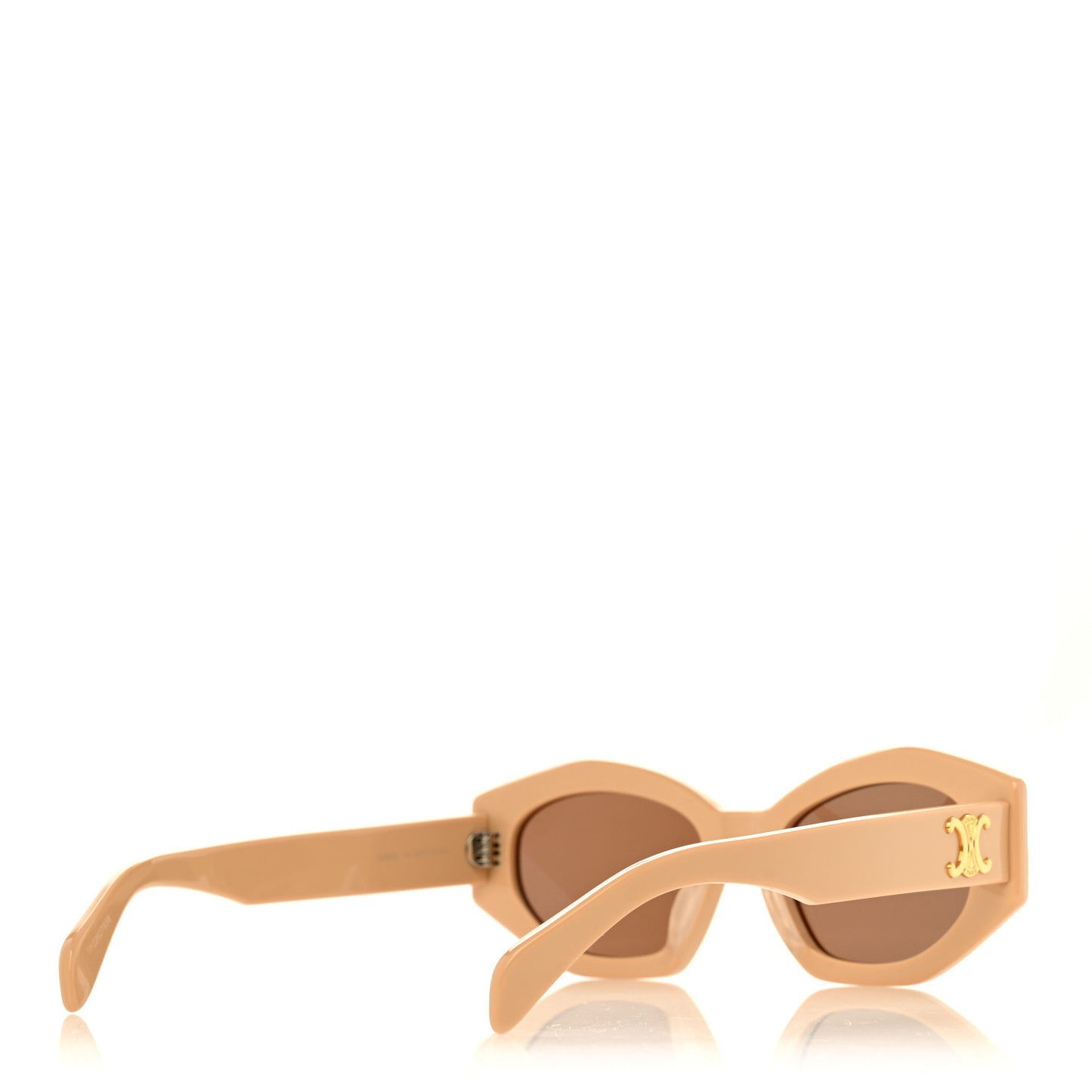 Acetate Triomphe 01 Sunglasses CL 40238U Beige