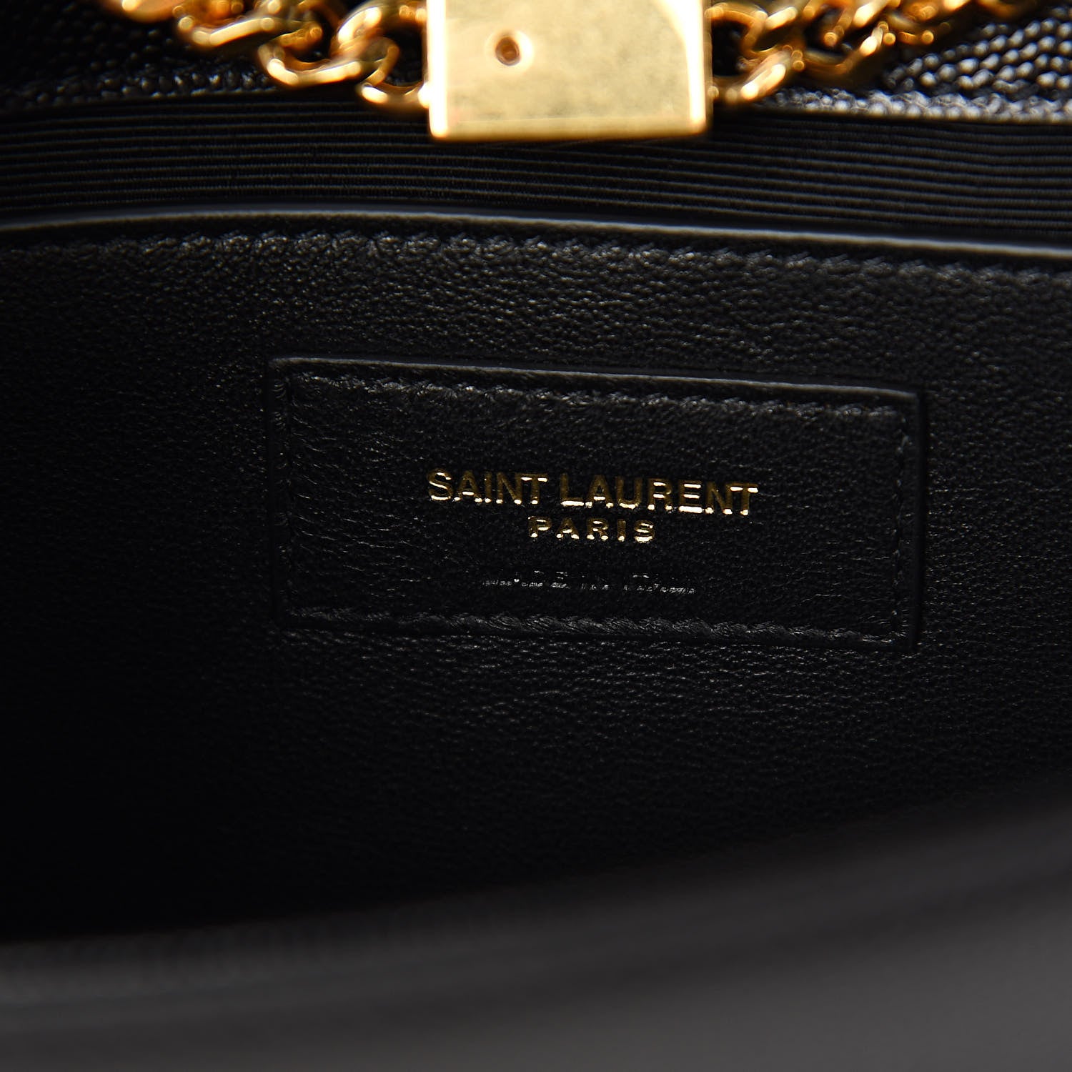 Saint Laurent Grain De Poudre Small Monogram Kate Satchel Black 6 of 9