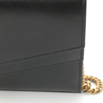Saint Laurent Smooth Calfskin Sulpice Monogram Chain Wallet Black 11 of 11