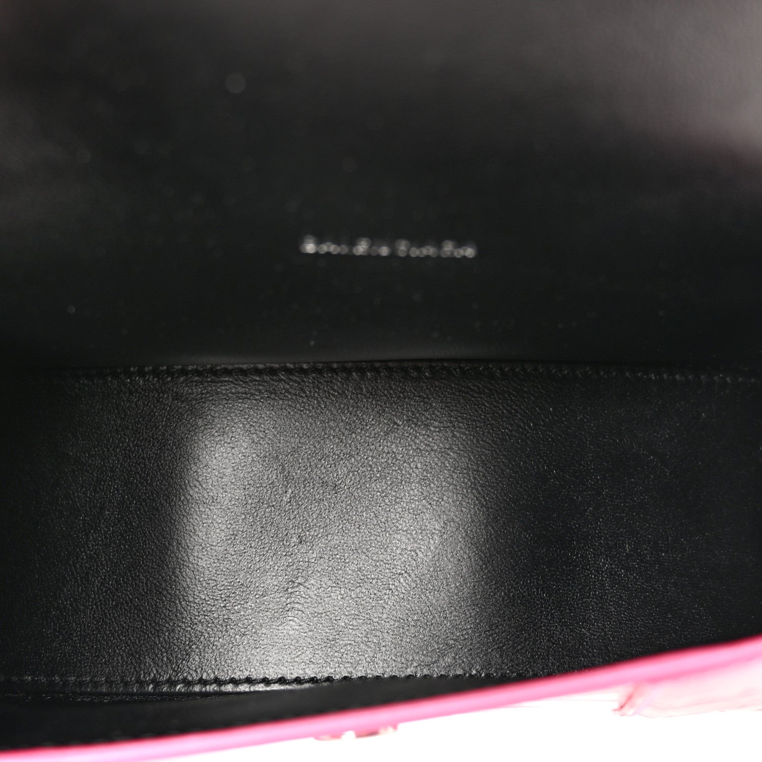 Balenciaga Metallic Shiny Calfskin Crocodile Embossed Hourglass Top Handle Bag XS Pink 6 of 10