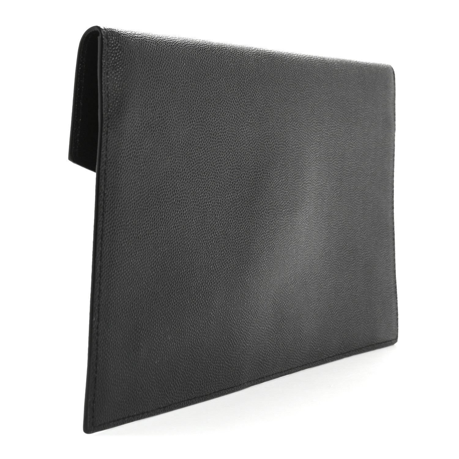 Saint Laurent Grain De Poudre Uptown Pouch Black 3 of 9