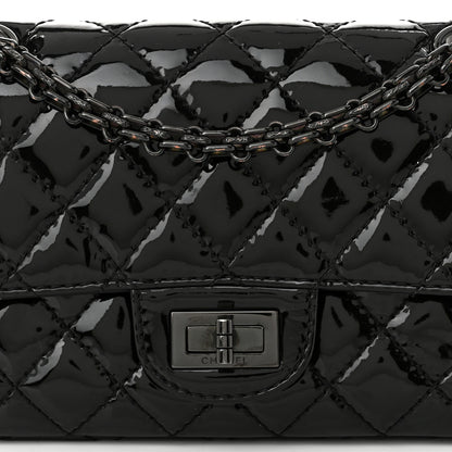 Chanel Patent Calfskin Quilted 2.55 Reissue Mini Flap So Black 8 of 10