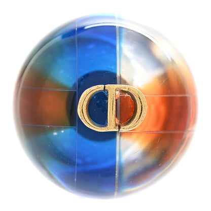 Christian Dior Resin Pearl Mise En Dior Tribal Earrings Blue Multicolor 5 of 5