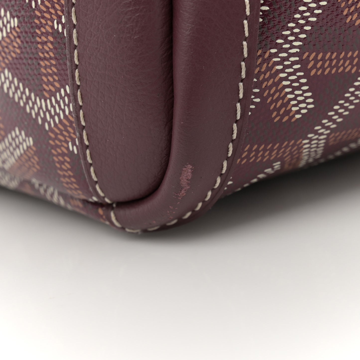 Goyardine Artois PM Burgundy