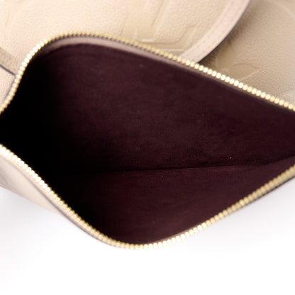 Louis Vuitton Empreinte Monogram Giant Neverfull MM Tourterelle 9 of 14