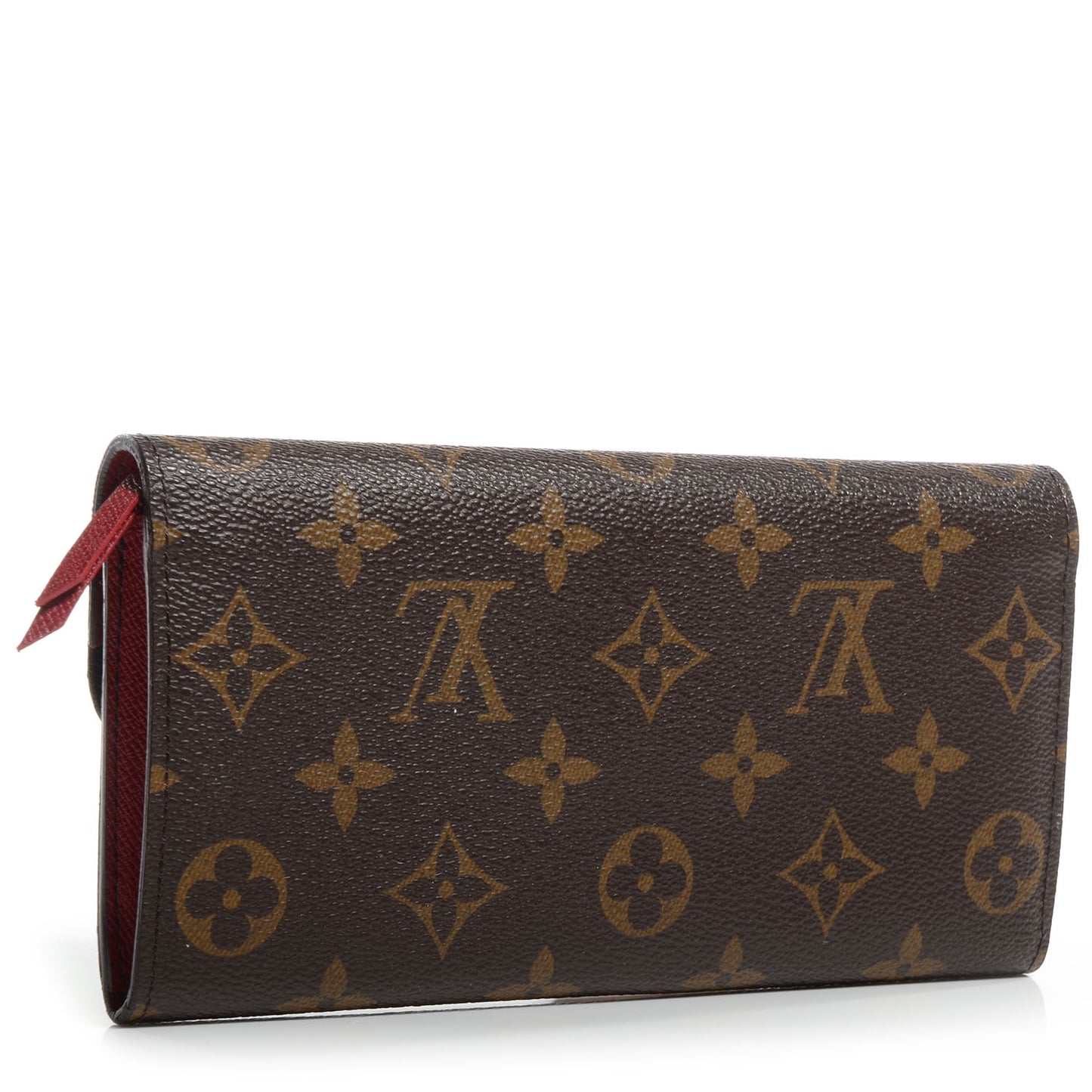 Monogram Emilie Wallet Red