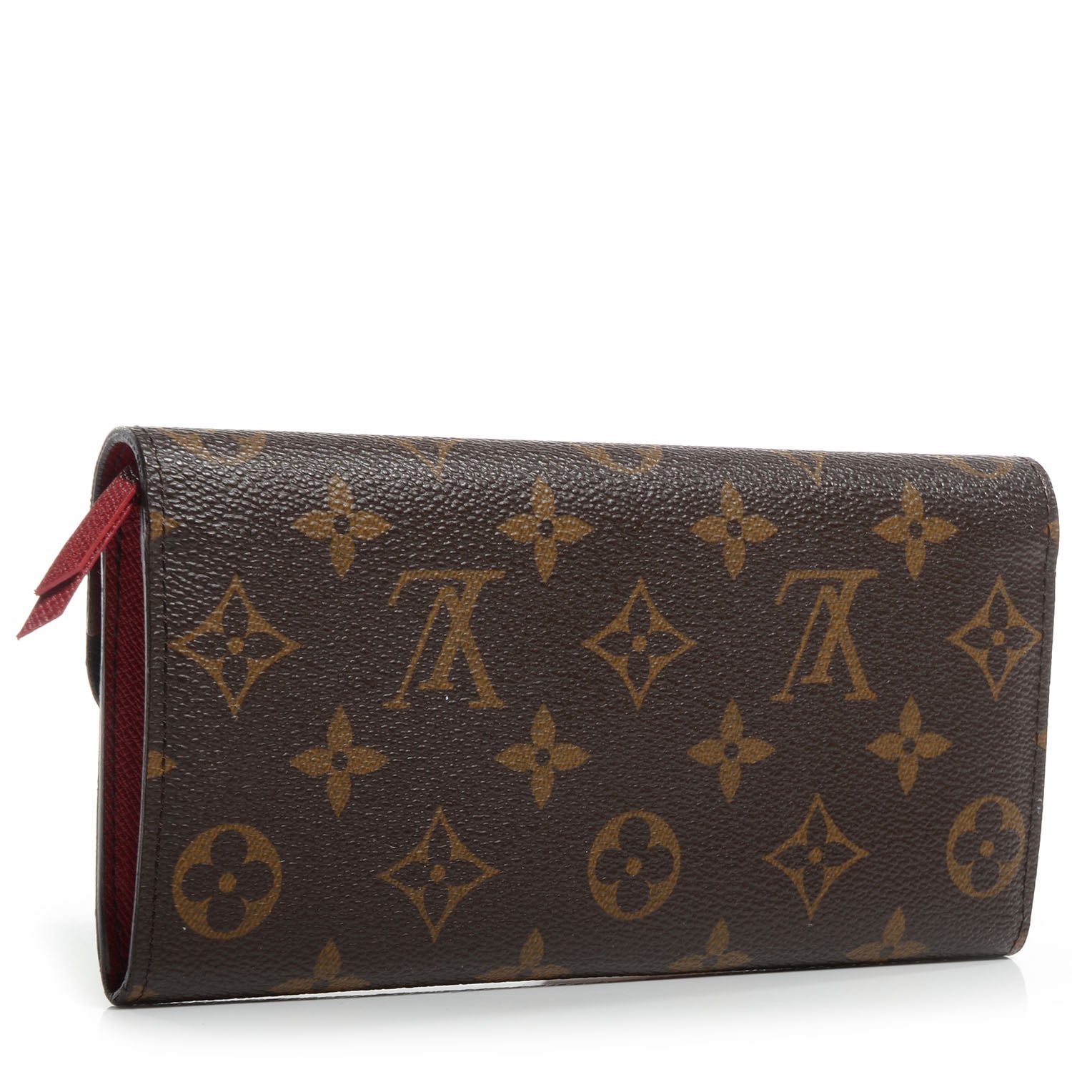 Louis Vuitton Monogram Emilie Wallet Red 3 of 8