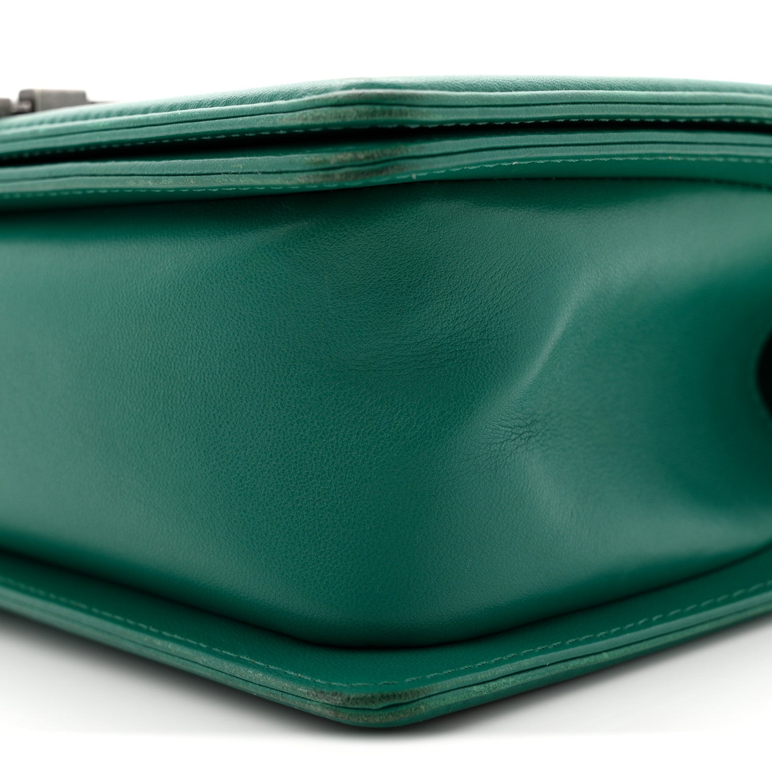 Chanel Lambskin Quilted Medium Boy Flap Green 10 of 13
