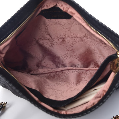 Stella McCartney Shaggy Deer Medium Falabella Crossbody Bag Black 5 of 6